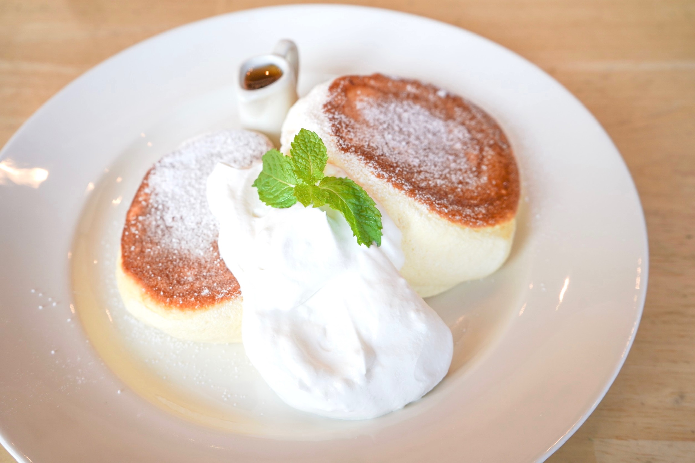 プレーンパンケーキ(ホイップ添え)