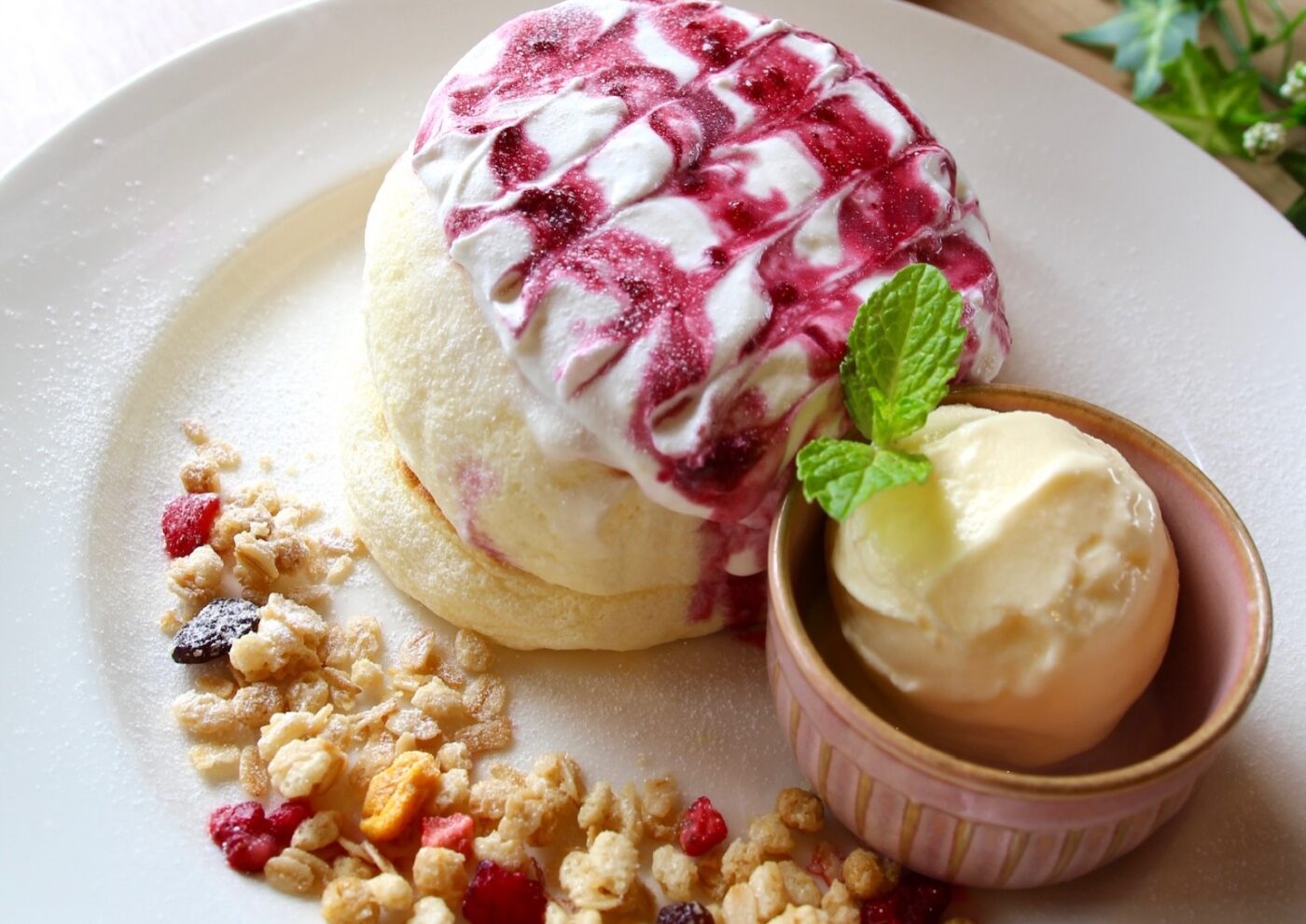 メレンゲスフレパンケーキ